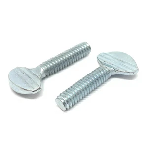 1/4-20x3/4" Spade Type Thumb Screws Zinc (Choose Qty) - Picture 1 of 6