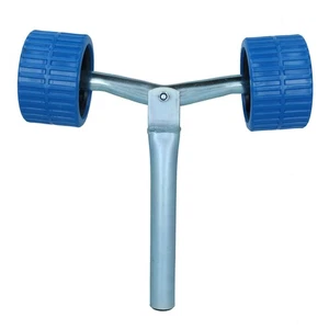 Boat Roller Wing Bracket & Stem Post with Non Marking Rollers Dumbbell Trailer - Picture 1 of 4