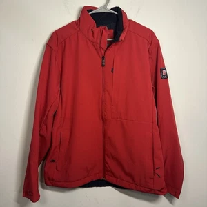 Chick Fil-A Jacke Allwetter rot Full Zip Outdoor L /XL Oobe gefüttert CFA ** - Bild 1 von 7