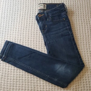 Abercrombie Kids Girls Jeans Size 9/10 slim Super Skinny Jeans Stretch - Picture 1 of 6