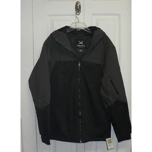 Arctix Men's High Altitude Insulated Hooded Jacket in Charcoal/Black Large $80 - Picture 1 of 4