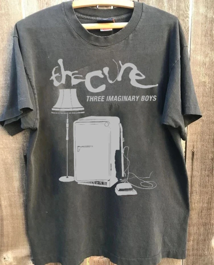 Camisa The Cure Three Imaginary Boys, Camiseta The Cure Charcoal S-5XL VN4769 Foto 1 de 1