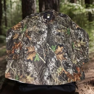 Vntg Oversize Outfitters Mossy Oak Camo Shirt 8XL Long Sleeve Shirt Break Up USA - Picture 1 of 15