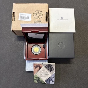2025 Royal Mint Four Nations 1/10 Oz Gold Proof Coin - Only 400 Minted - Picture 1 of 3