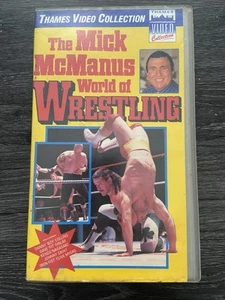 Mick McManus World of Wrestling VHS Tape PAL - Picture 1 of 3