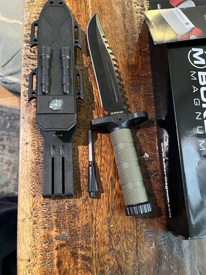 Boker M-Spec Survival Knife 7.87 inch blade - Image 1 of 4