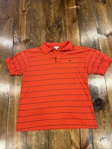 Vintage Christian Dior Polo Shirt Mens XXL (Fits XL) Red Stripe Short Sleeve - Picture 1 of 7