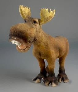 Vintage Siegelmarke Elch Figur mit Bockzähnen - Bild 1 von 9