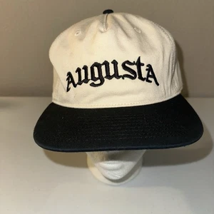 Devereux Golf Augusta Script Snapback Mütze weiß elfenbein sehr gepflegt! - Bild 1 von 12