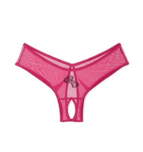Victoria's Secret Very Sexy Crotchless Heart and Handcuffs Graphic Panty Sz M - Picture 1 of 4