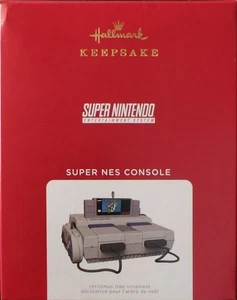 2021 Hallmark SUPER NES CONSOLE Super Nintendo Light and sound Keepsake Ornament - Picture 1 of 6