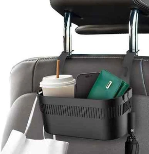 Car Headrest Seat Back Organizer Cup Holder Drink Pocket Food Tray Universal - Picture 1 of 6