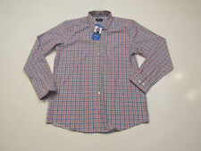NAUTICA Multi Button Up Collared Performance Dress Shirt Size Large NWT Mens