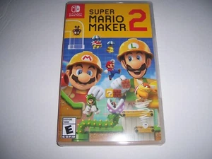 Caja original de reemplazo Nintendo Switch para Super Mario Maker 2 Two - Imagen 1 de 3
