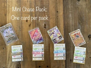 Pokémon MINI CHASE PACK. One Mystery Single: Holo - SAR. Great Value! - Picture 1 of 11