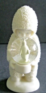 Dept 56 Snowbabies A Wish For Snow Globe Penguin 2000 - Imagen 1 de 6