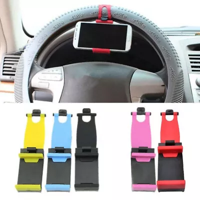 Car Steering Wheel Phone Holder Portable Car Steering Wheel Phone Mount - Image 1 of 4