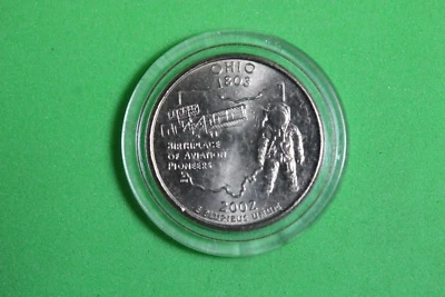2002 P Ohio Statehood quarter P00470 - Image 1 of 2