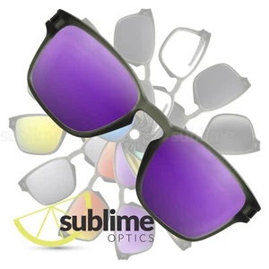 POLARIZED Metallic Purple Replacement Lenses for Oakley Latch Squared OO9353 - Bild 1 von 5