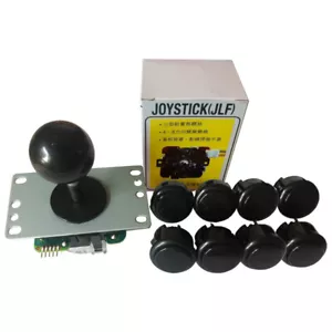Joystick originale Sanwa JLX-TP-8YT e 8 pz di pulsanti OBSF-30 per armadio arcade - Foto 1 di 12