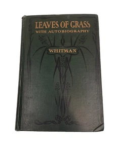Leaves of Grass with Autobiography Walt Whitman Published by McKay 1900 - Picture 1 of 9