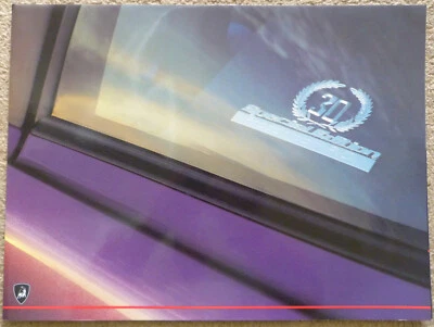 Lamborghini Diablo SE30 mercado Reino Unido edición especial folleto de ventas a todo color Foto 1 de 2