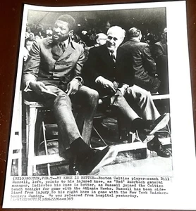 BILL RUSSELL BOSTON CELTICS NBA BASKETBALL 1969 VINTAGE TYPE 1 PHOTO ULTRA! RAR - Bild 1 von 3