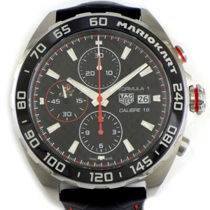 Reloj TAG Heuer Fórmula 1 Mario Kart CAZ201E.FC6517 Cerámica Cuero SS AT - Imagen 1 de 11