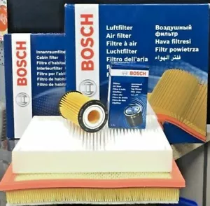 VW GOLF R MK7 PETROL TSI BOSCH PARTS SERVICE KIT FILTERS--AIR+OIL+CABIN 2013-ON - Picture 1 of 1