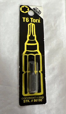 Best Way Tools T6 TORX Insert Hex Screwdriver Bit 86190 Best Way Tools 86190 T6 - Image 1 of 2