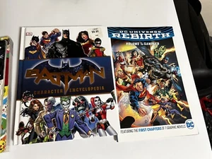 DC Comics Batman Character Encyclopedia & DC Universe Rebirth Books - Picture 1 of 6