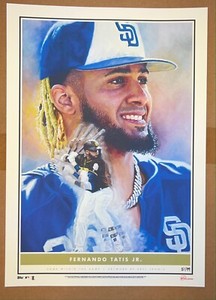 2020 Game Within The Game 10x14 Fine Art Print #5  Fernando Tatis Jr #'d to /99