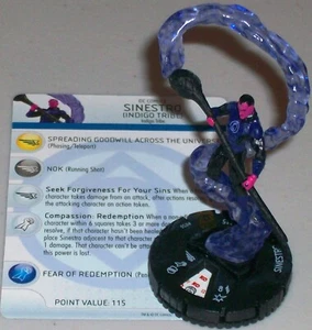 SINESTRO(INDIGO TRIBE) #056 War of Light DC HeroClix Super Rare - Picture 1 of 2