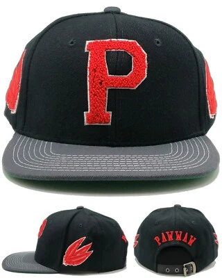 Zephyr New Pow Wow Native Pride Indian P Feather Black Red Era Strapback Hat Cap - Image 1 of 4