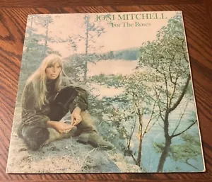 Joni Mitchell For The Roses Vinyl Record - Foto 1 di 7