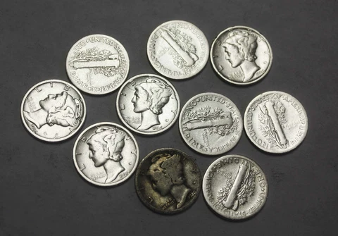1926-d Mercury Head Dime.Average Grade of Coin You Will Receive is Photographed Cover