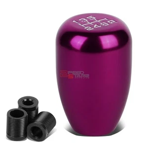 ALUMINIO PÚRPURA UNIVERSAL CARRERAS TIPO R ESTILO MT/MANUAL 6 VELOCIDADES PALANCA CAMBIO PERILLA - Imagen 1 de 5