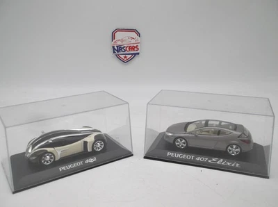 1/43 DUO Concept-Car Peugeot 4002 et Elixir 2003 NOREV/IXO/Altaya/DeAgostini - Photo 1/4