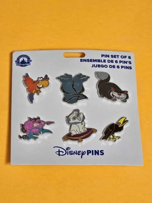 Juego de 6 prendedores de los parques de Disney villanos compinches refuerzo Diablo Pain Panic Iago nuevo Foto 1 de 2