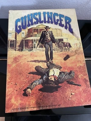 Gunslinger Bookcase Game 100% Complete 99% UNPUNCHED Avalon Hill 1982 VERY GOOD! - Image 1 of 4