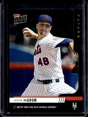 2019 Topps Now Future World Series Winners Jacob deGrom #52 Mets - Image 1 of 2