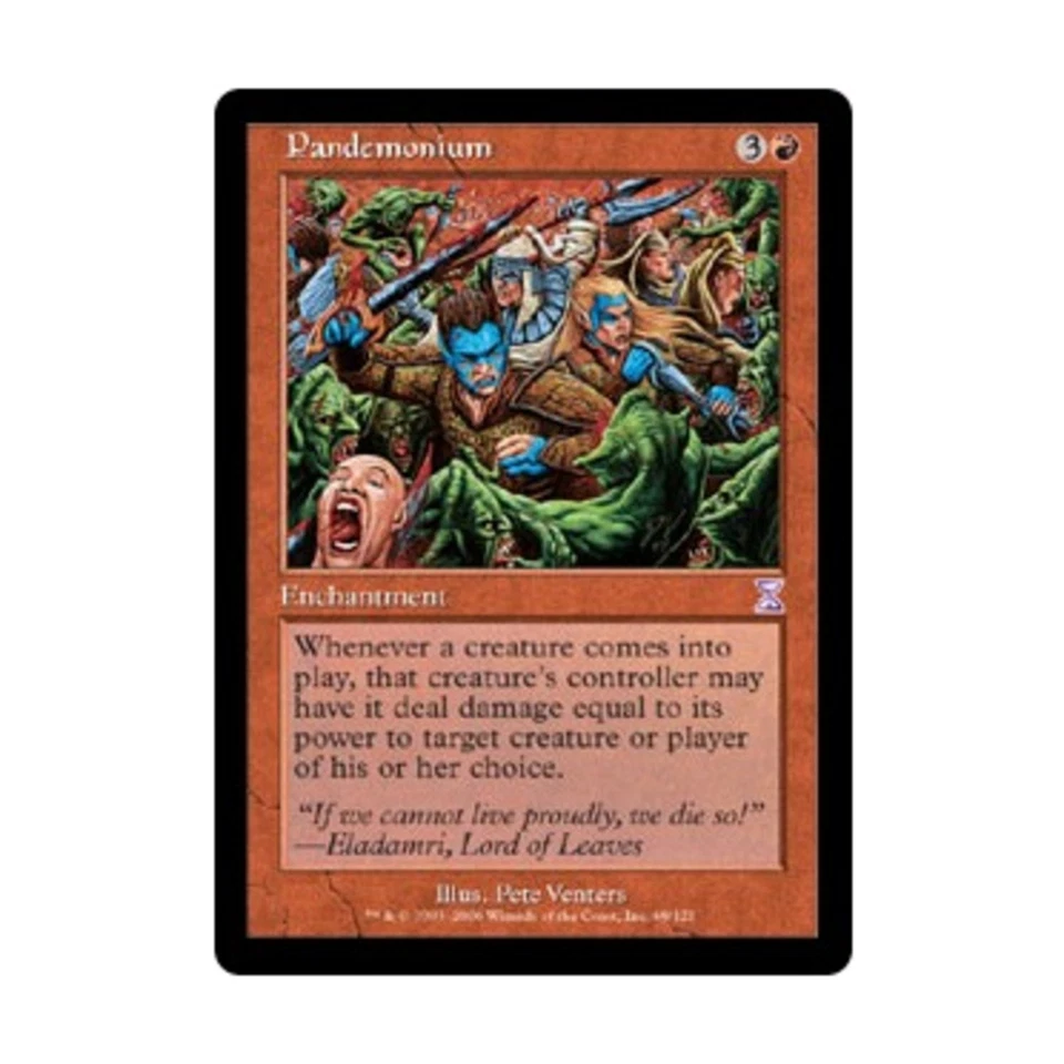 WOTC MtG Time Spiral Pandemonium (R) (Foil) EX - Image 1 of 1