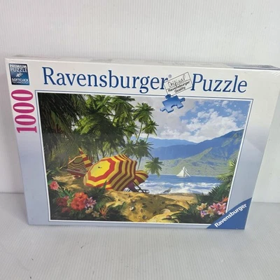 Ravensburger 1000 Piece Puzzle " Island Getaway " New Sealed - Image 1 of 4