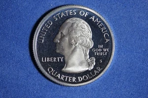 ESTATE FIND 2003 -S Silver Proof Washington Quarter "ILLINOIS" #K54736 - Picture 1 of 2