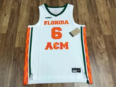 Camiseta deportiva de baloncesto Lebron James Nike Florida A&M Rattlers #6 mediana para hombre nueva Foto 1 de 4