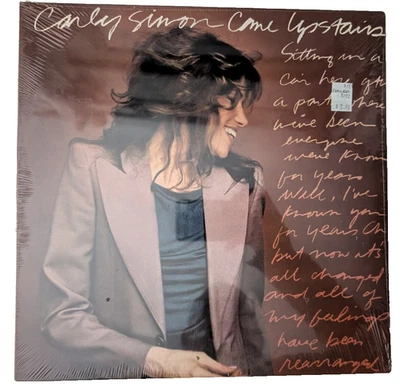 Carly Simon Come Upstairs 1980 Warner Bros FACTORY SEALED Lp Record Album MINT - Image 1 of 3