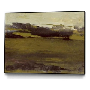 Giant Art Canvas  32x24 Milieu III Framed in Green - Picture 1 of 3