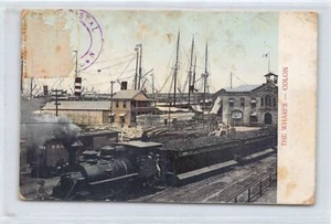 Panamá - COLON - Los muelles - VER ESCANEOS PARA ESTADO - Publicar Fotocromo - Imagen 1 de 2