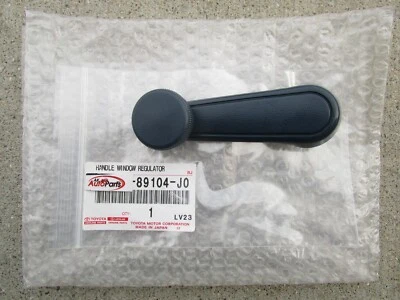 84 - 95 TOYOTA PICKUP FRONT RIGHT SIDE DOOR WINDOW CRANK HANDLE BLUE OEM NEW - Image 1 of 3