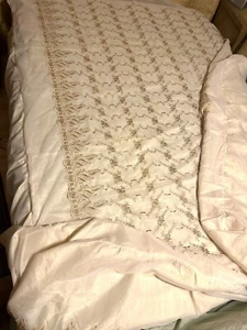 Lace Vintage New Bed Spread King Size 70”x86” (16” Drop) - Picture 1 of 10